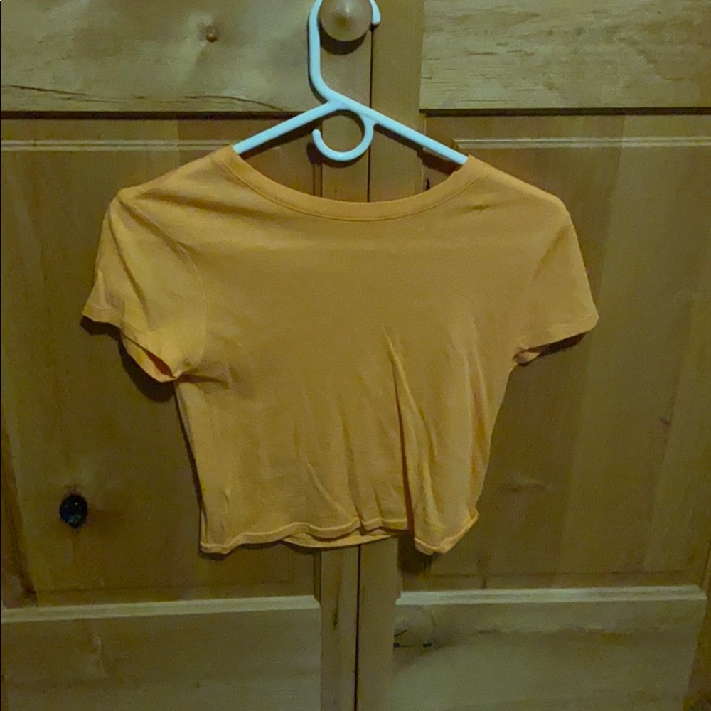 Orange Crop top
